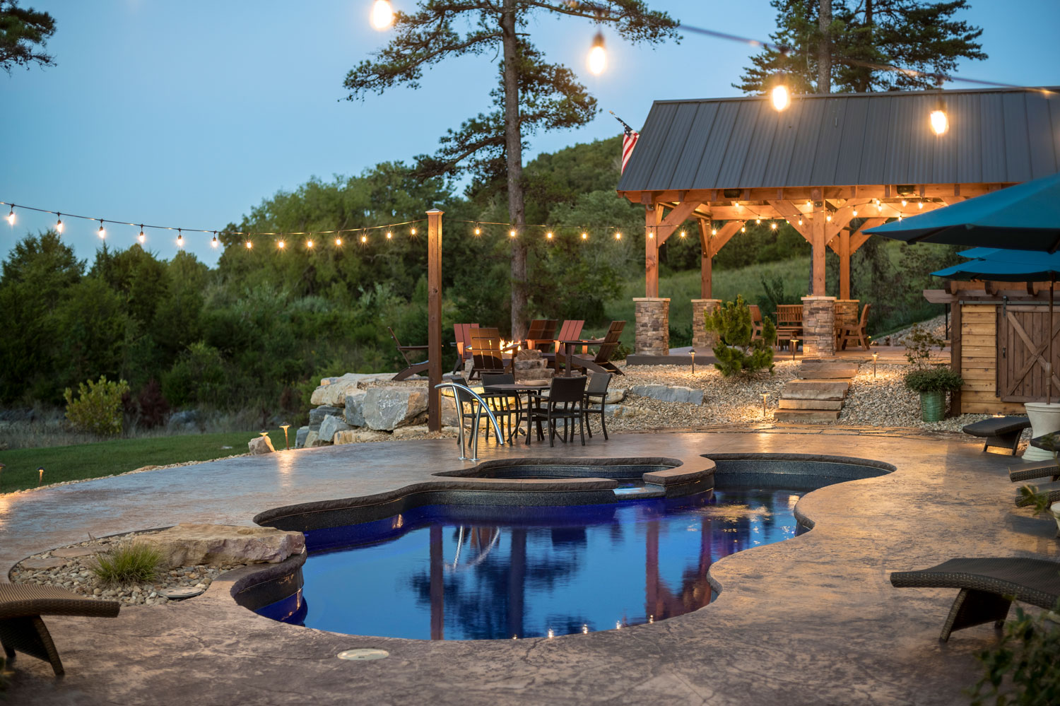 Copano Pools and Spas fiberglass pool installation